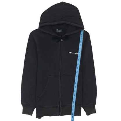 Mens UK Size S Champion Black Full Zip Hoodie