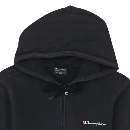 Mens UK Size S Champion Black Full Zip Hoodie