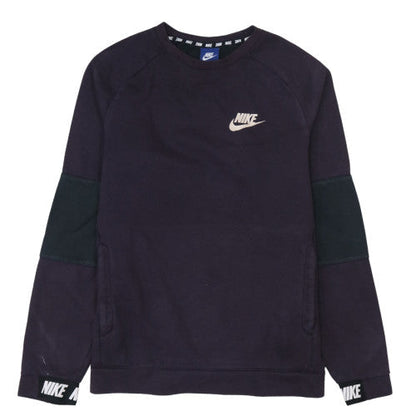Womens UK Size S Nike Black Pullover Sweatshirt