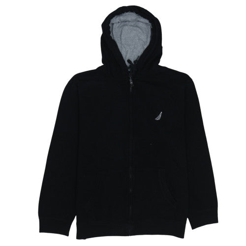 Mens UK Size XL Nautica Black Full Zip Hoodie