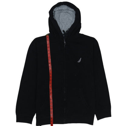 Mens UK Size XL Nautica Black Full Zip Hoodie