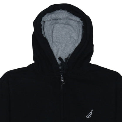 Mens UK Size XL Nautica Black Full Zip Hoodie