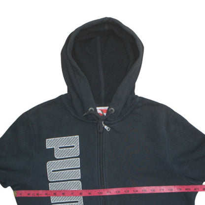 Mens UK Size S PUMA Black Full Zip Hoodie