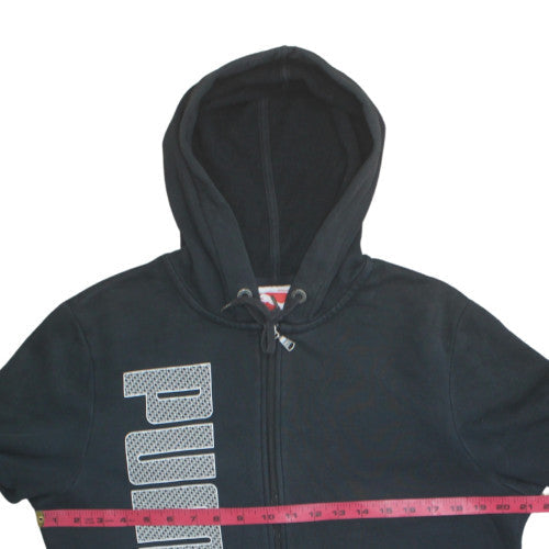 Mens UK Size S PUMA Black Full Zip Hoodie