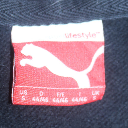 Mens UK Size S PUMA Black Full Zip Hoodie