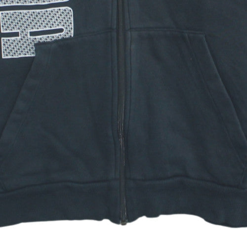 Mens UK Size S PUMA Black Full Zip Hoodie