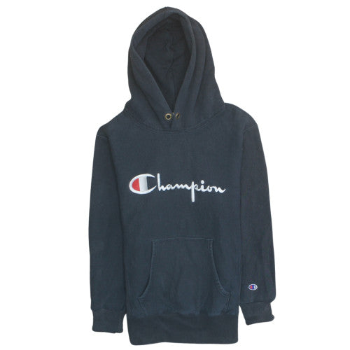 Mens UK Size M Champion Blue Pullover Hoodie