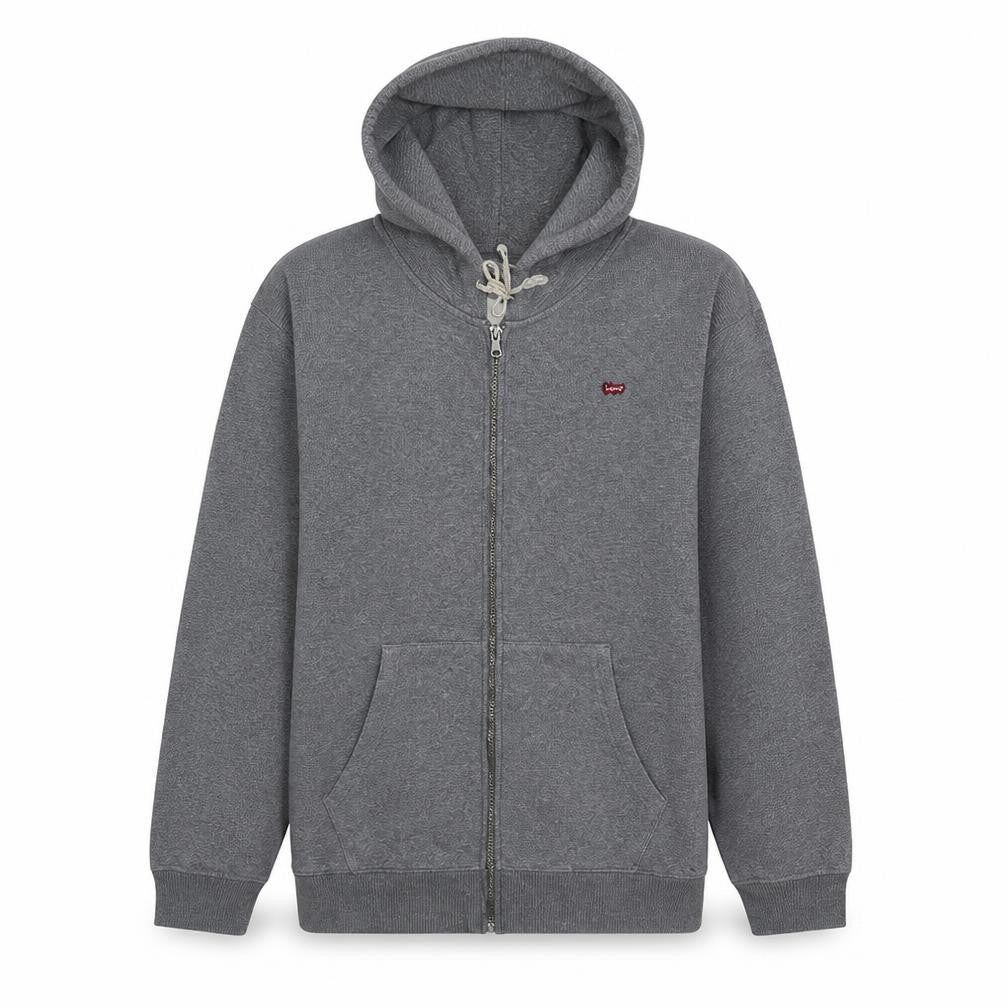 Mens UK Size L Levi's Grey Full Zip Hoodie
