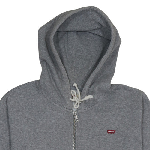 Mens UK Size L Levi's Grey Full Zip Hoodie