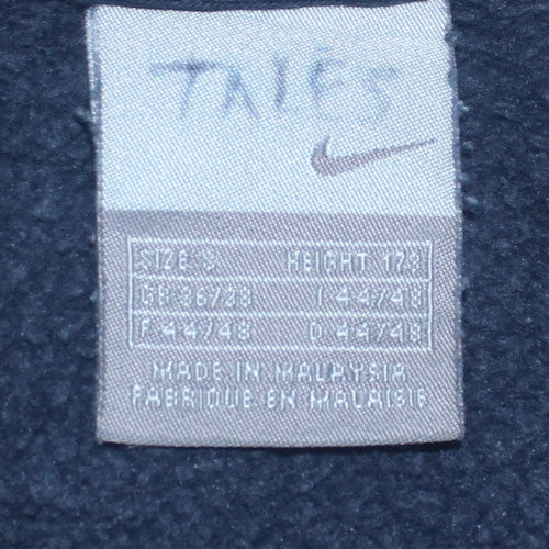 Mens UK Size S Nike Blue Pullover Hoodie