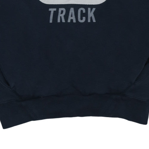 Mens UK Size S Nike Blue Pullover Hoodie