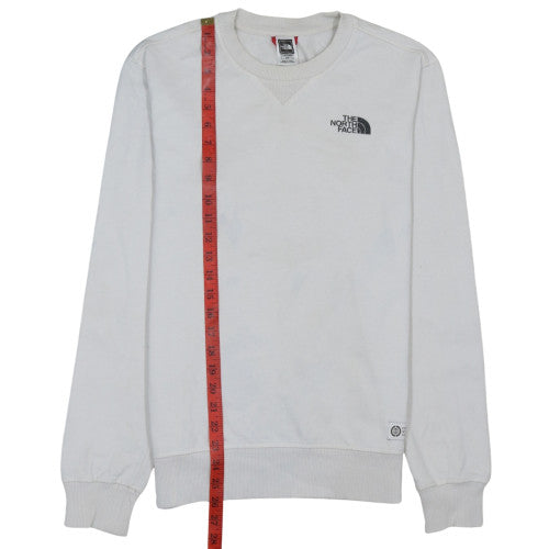 Mens UK Size S The North Face White Pullover Sweatshirt
