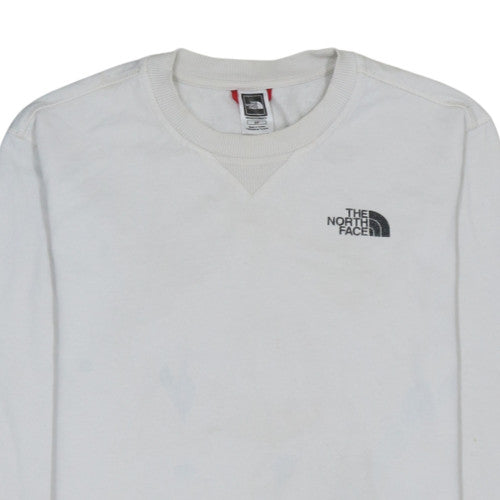 Mens UK Size S The North Face White Pullover Sweatshirt