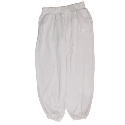 Womens UK Size M Nike Regular Fit Sweatpants Beige Trousers