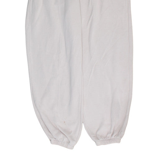 Womens UK Size M Nike Regular Fit Sweatpants Beige Trousers
