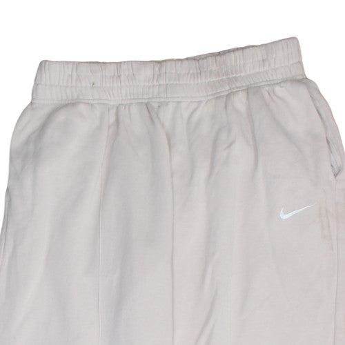 Womens UK Size M Nike Regular Fit Sweatpants Beige Trousers