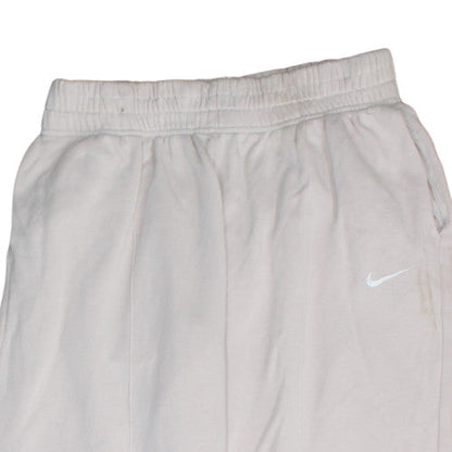 Womens UK Size M Nike Regular Fit Sweatpants Beige Trousers