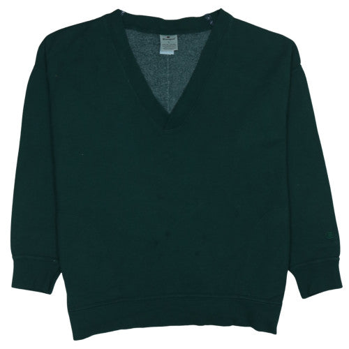 Mens UK Size L Champion Green Pullover Sweatshirt