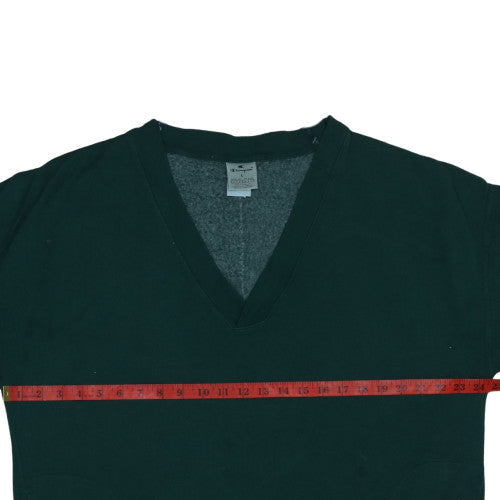 Mens UK Size L Champion Green Pullover Sweatshirt