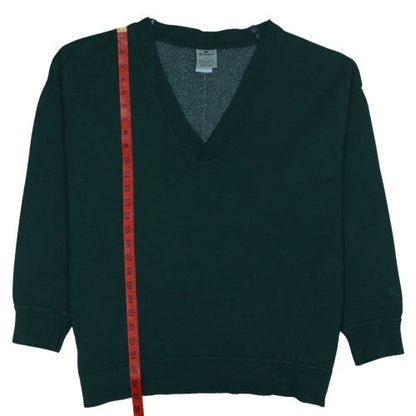 Mens UK Size L Champion Green Pullover Sweatshirt