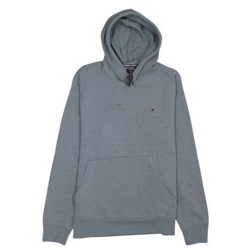 Mens UK Size L Tommy Hilfiger Grey Pullover Hoodie