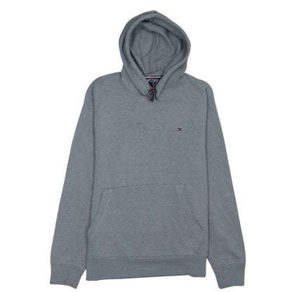 Mens UK Size L Tommy Hilfiger Grey Pullover Hoodie