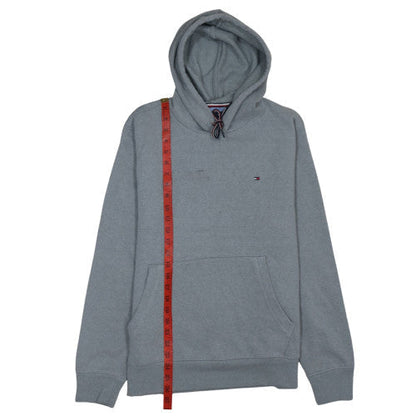 Mens UK Size L Tommy Hilfiger Grey Pullover Hoodie