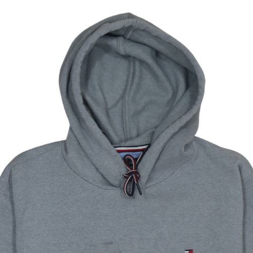 Mens UK Size L Tommy Hilfiger Grey Pullover Hoodie