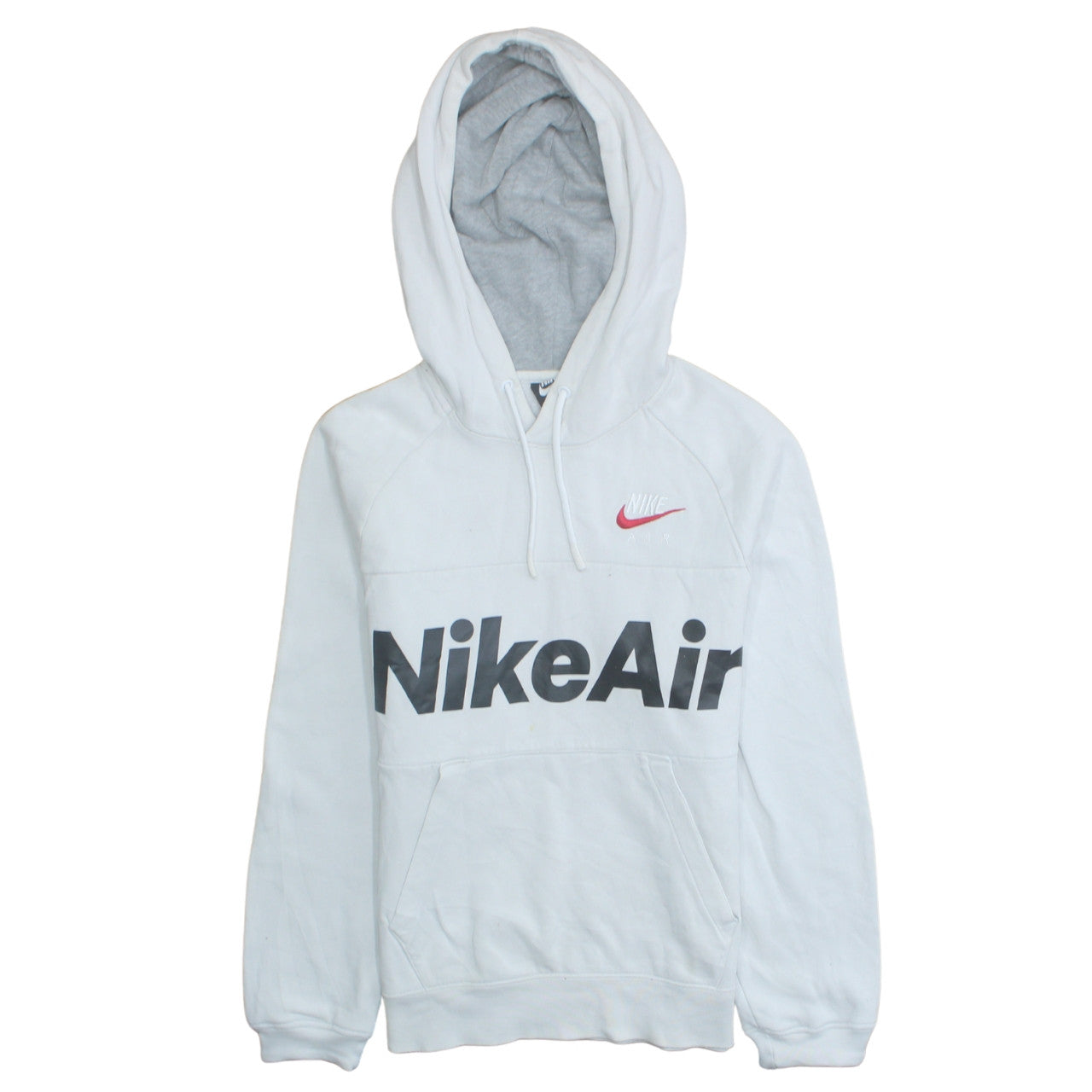 Mens UK Size XS Nike White Pullover Hoodie