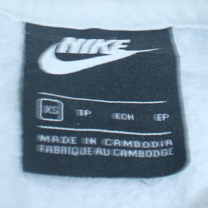 Mens UK Size XS Nike White Pullover Hoodie