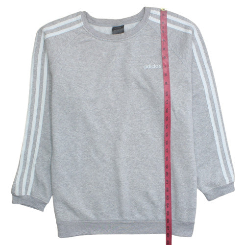 Womens UK Size S adidas Grey Pullover Sweatshirt
