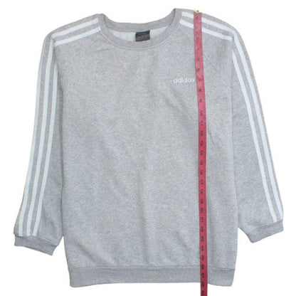 Womens UK Size S adidas Grey Pullover Sweatshirt