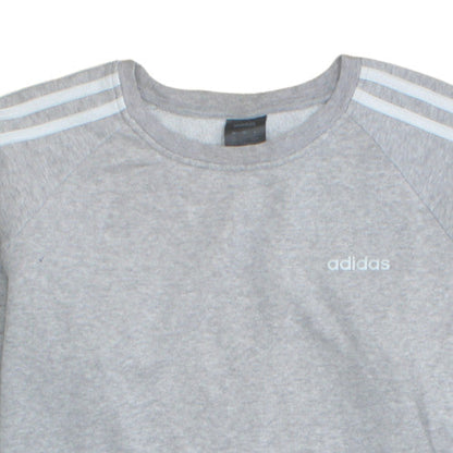 Womens UK Size S adidas Grey Pullover Sweatshirt