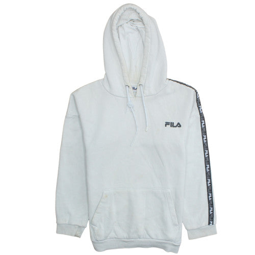 Womens UK Size S FILA White Pullover Hoodie
