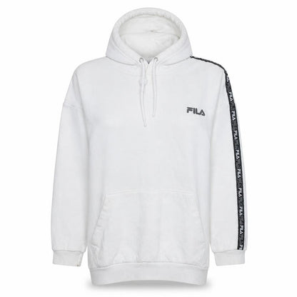 Womens UK Size S FILA White Pullover Hoodie