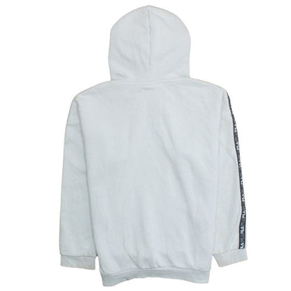 Womens UK Size S FILA White Pullover Hoodie