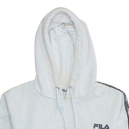 Womens UK Size S FILA White Pullover Hoodie