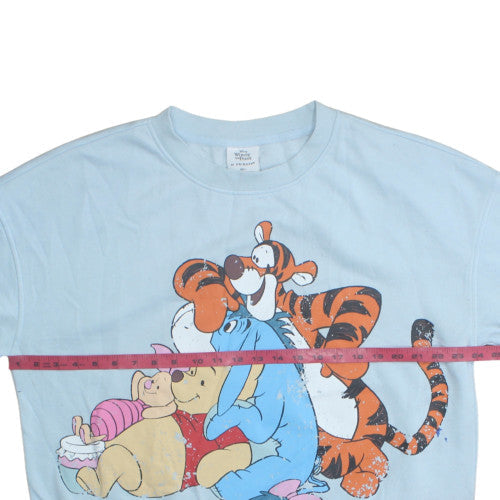 Womens UK Size M Disney Blue Pullover Sweatshirt