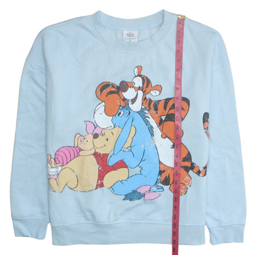 Womens UK Size M Disney Blue Pullover Sweatshirt
