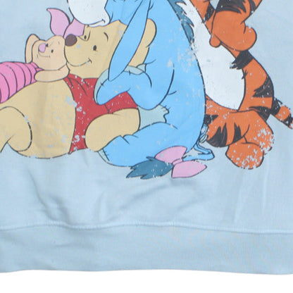 Womens UK Size M Disney Blue Pullover Sweatshirt