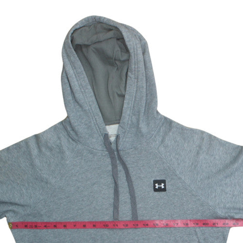 Mens UK Size S Under armour Grey Pullover Hoodie