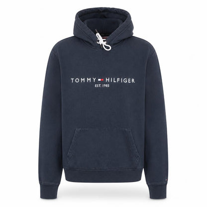 Mens UK Size S Tommy Hilfiger Blue Pullover Hoodie