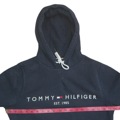 Mens UK Size S Tommy Hilfiger Blue Pullover Hoodie