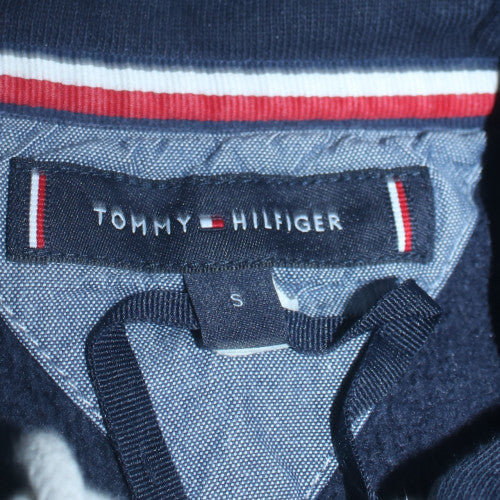 Mens UK Size S Tommy Hilfiger Blue Pullover Hoodie