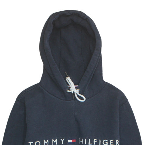 Mens UK Size S Tommy Hilfiger Blue Pullover Hoodie