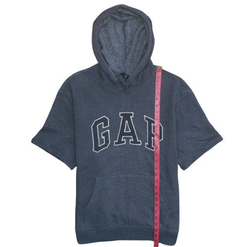 Mens UK Size L Gap Grey Pullover Hoodie