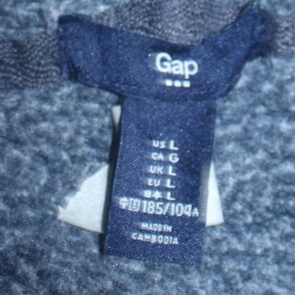Mens UK Size L Gap Grey Pullover Hoodie