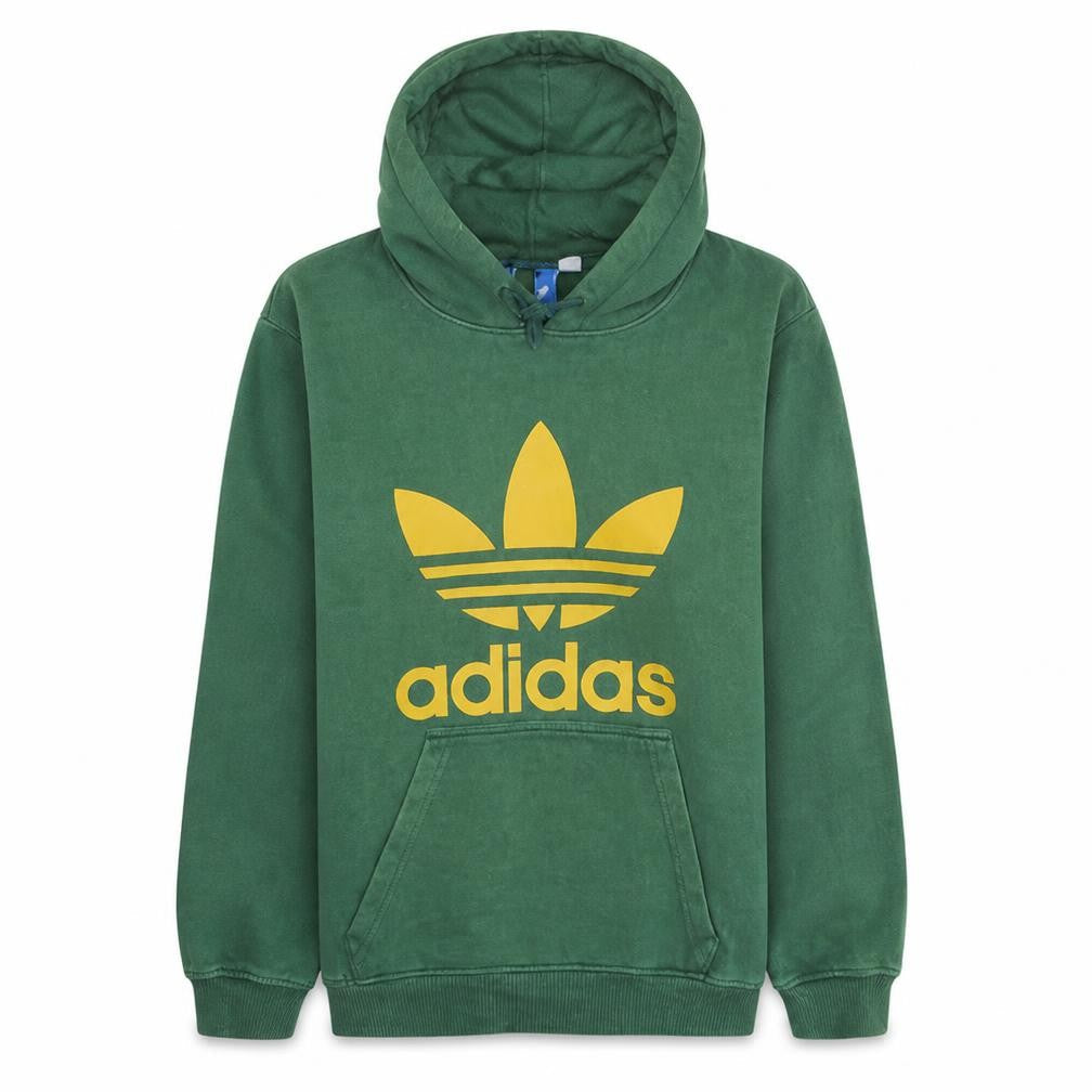 Mens UK Size S adidas Green Pullover Hoodie