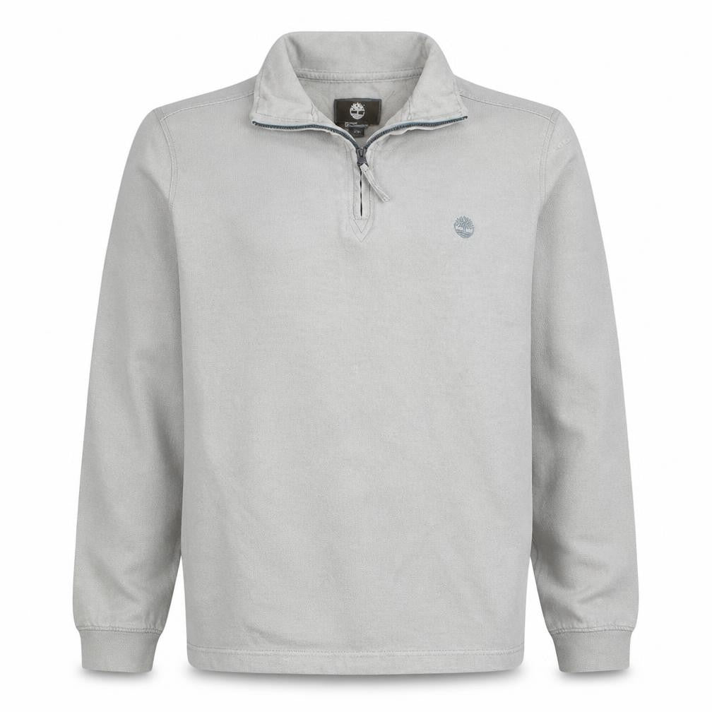 Mens UK Size M Timberland Grey 1/2 Zip Sweatshirt