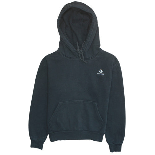 Womens UK Size S Converse Black Pullover Hoodie
